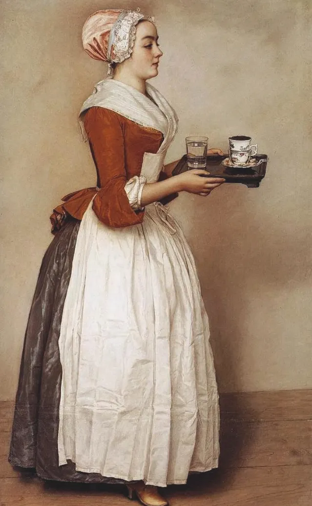 La Belle Chocolatière, pastel de Jean-Étienne Liotard (1702–1789), source d'inspiration de la collection Masterpiece