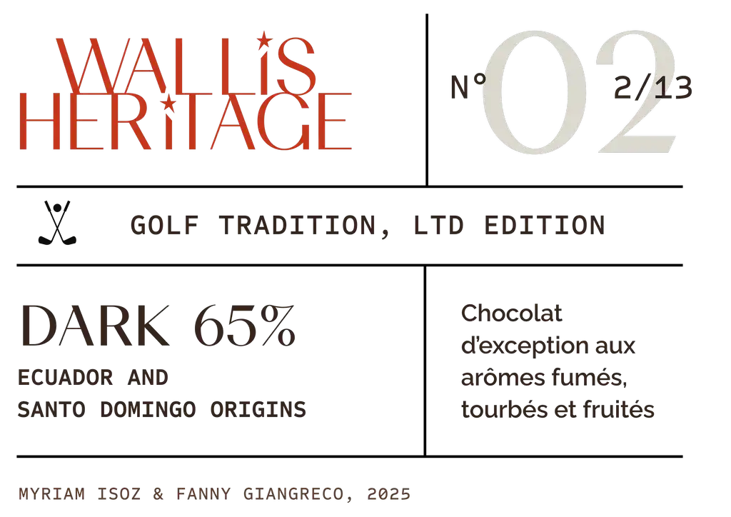 Illustration du golfeur à Crans-Montana pour le ChocoBar Golf Tradition