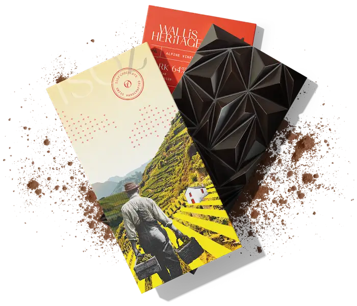 Tablette ChocoBar Alpine Vineyards — Dark 64% Madagascar